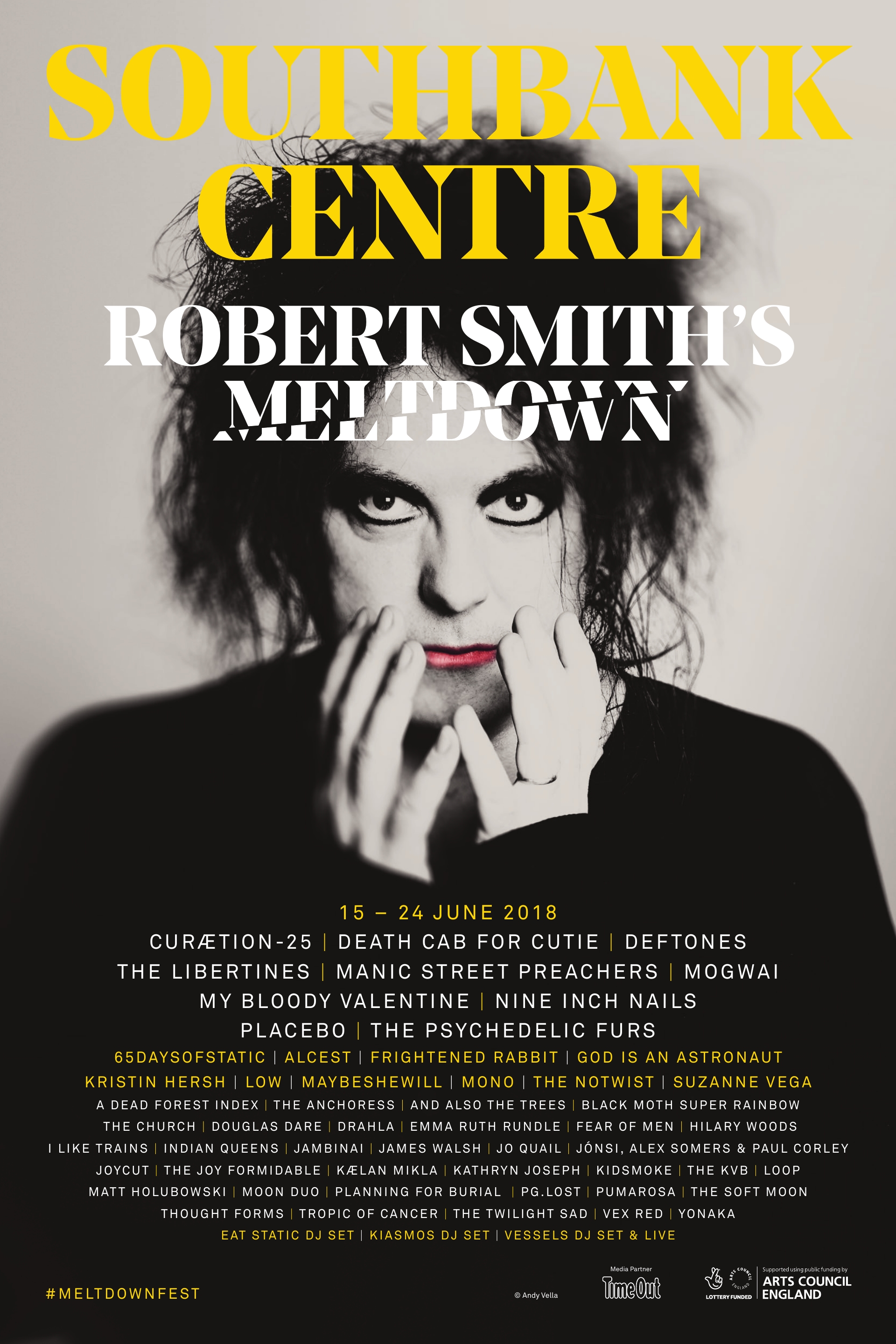 Robert Smith’s Meltdown Festival